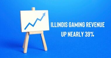 According to a government report, gambling revenue in Illinois was up some $500 million over the previous best year.