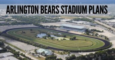 A proposed residential and commercial property around the Chicago Bears' new stadium met with opposition from Arlington Heights officials.